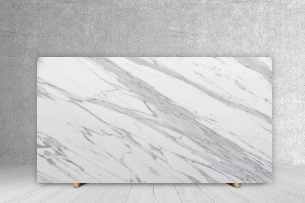 Elegant Calacatta marble finish