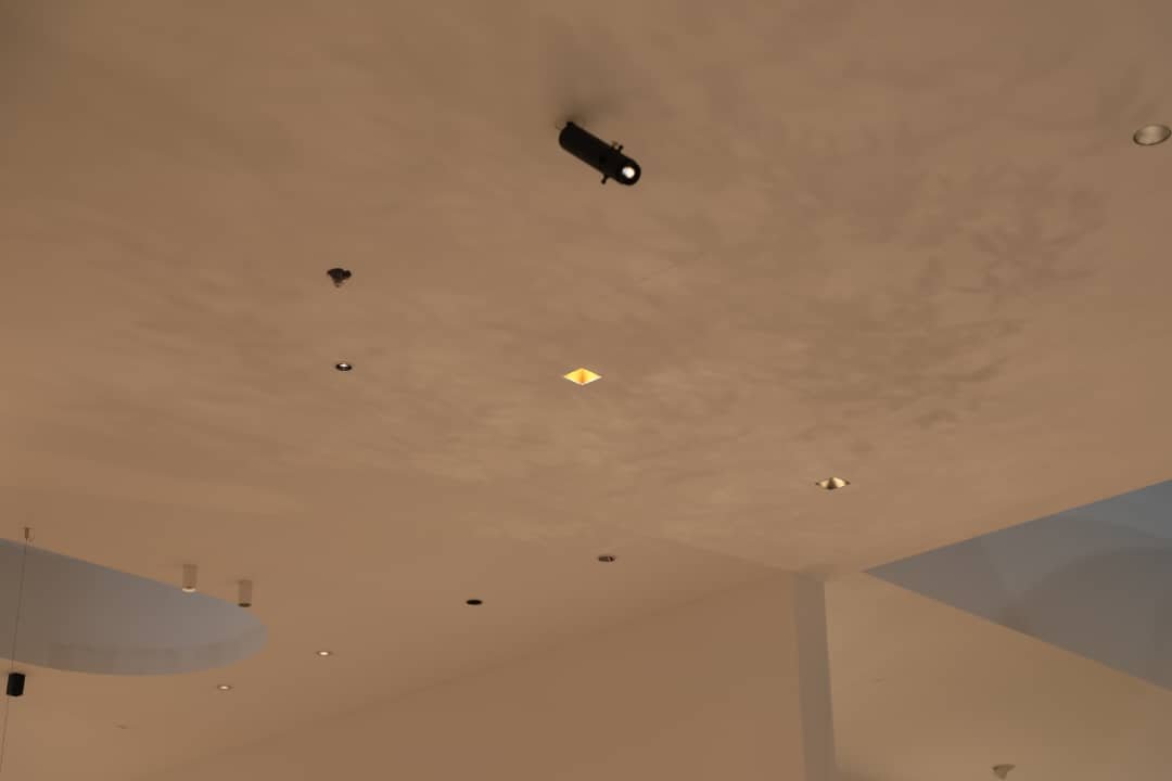 Stylish ceiling lighting layout